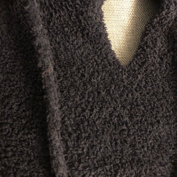 EUC Barefoot Dreams Cozy Chic Baha hoodie Navy size 1 or Small - Picture 3 of 8